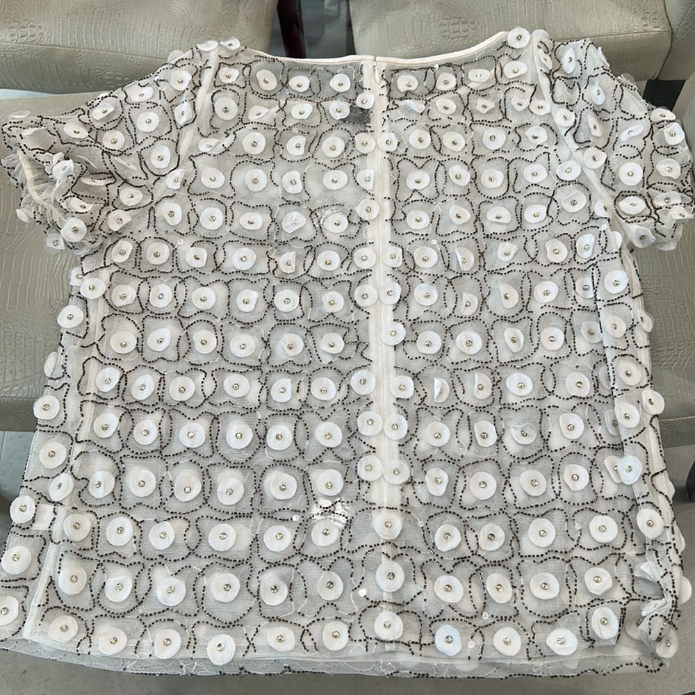 St. John sheer blouse - Picture 2 of 9